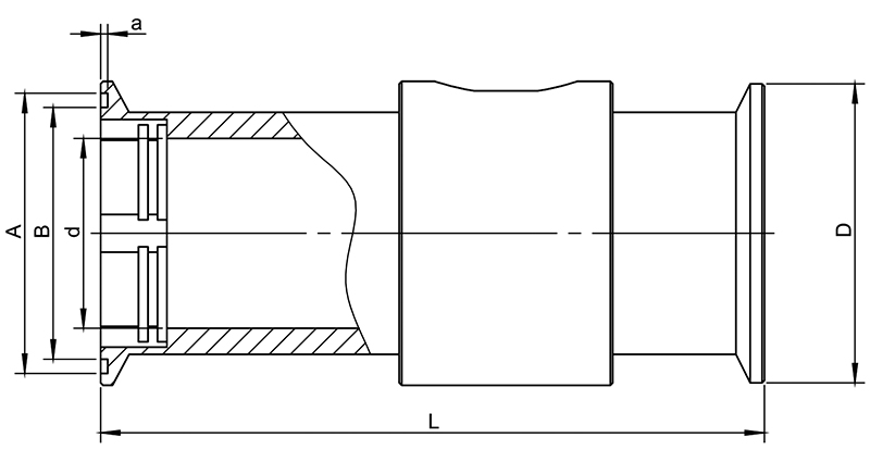 Product outline dimension drawing