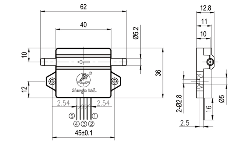 Gas flow profile