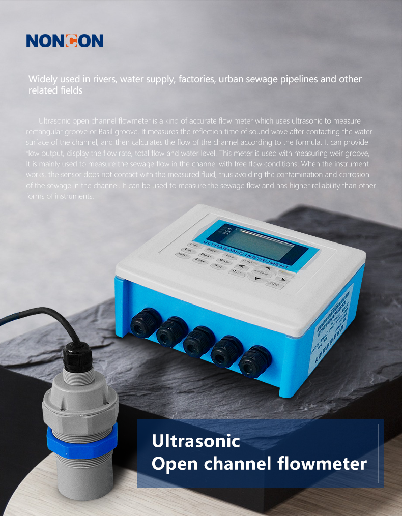 Application of Ultrasonic Open Channel Flow Meter 