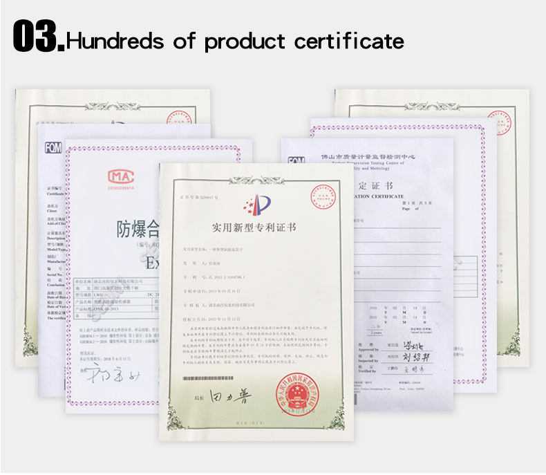 Certificado de producto LWGY