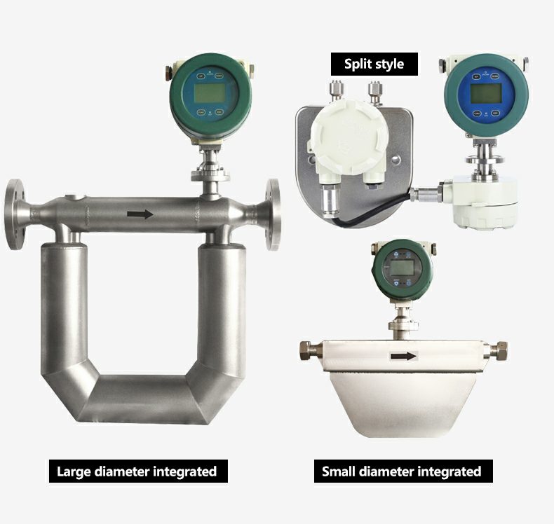 types of coriolis mass flow meter 