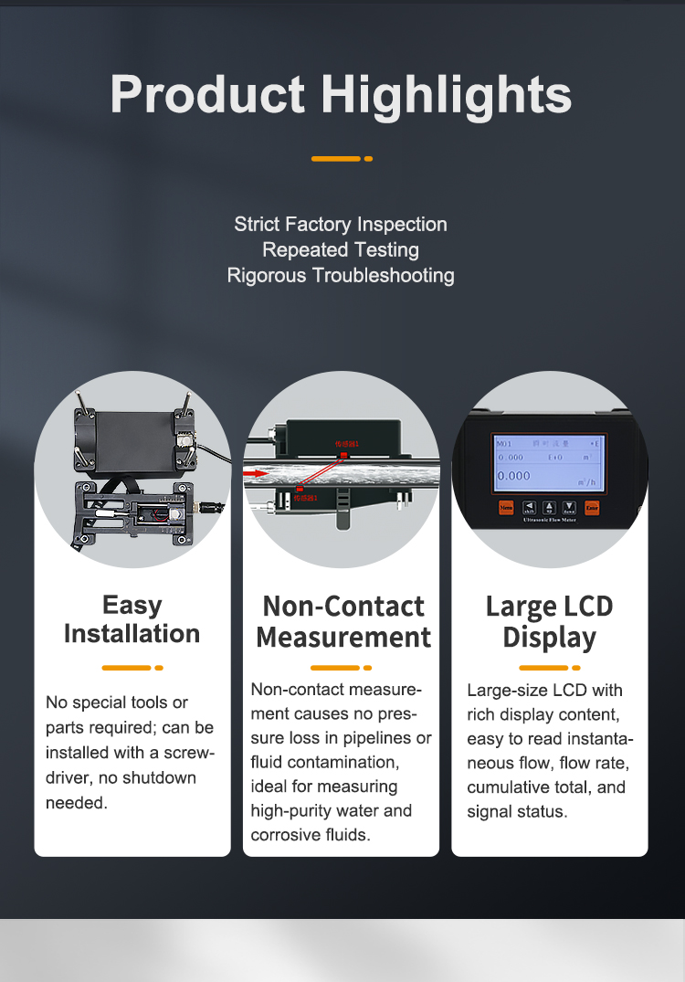 Highlights of UF300 Ultrasonic Flow Meter 