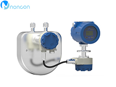 Coriolis mass flow meter measurement principle and product shape and installation dimensions