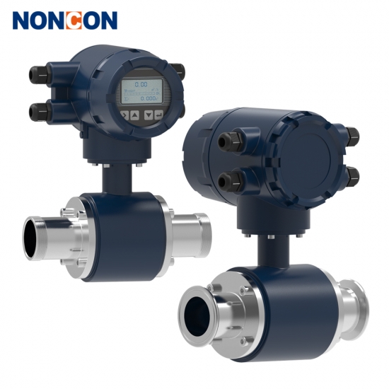 Sanitary electromagnetic flowmeter optional requirements